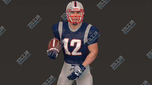 images/goods_img/20210312/3D American Football Player 2020 V3 Rigged/1.jpg